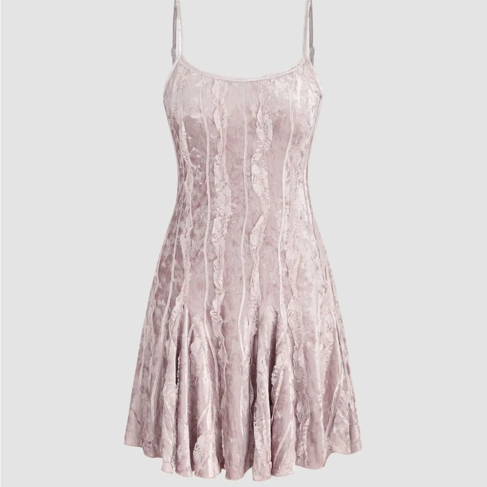 Elegant Velvet Slip Dress